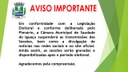 AVISO IMPORTANTE