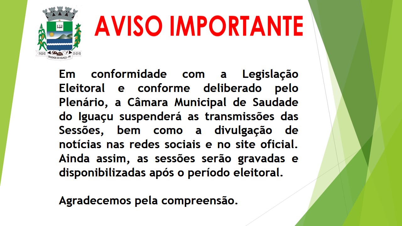 AVISO IMPORTANTE