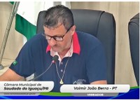 VEREADOR VOLMIR JOÃO BERRA - BAMBU SE DESPEDE DA CÂMARA MUNICIPAL